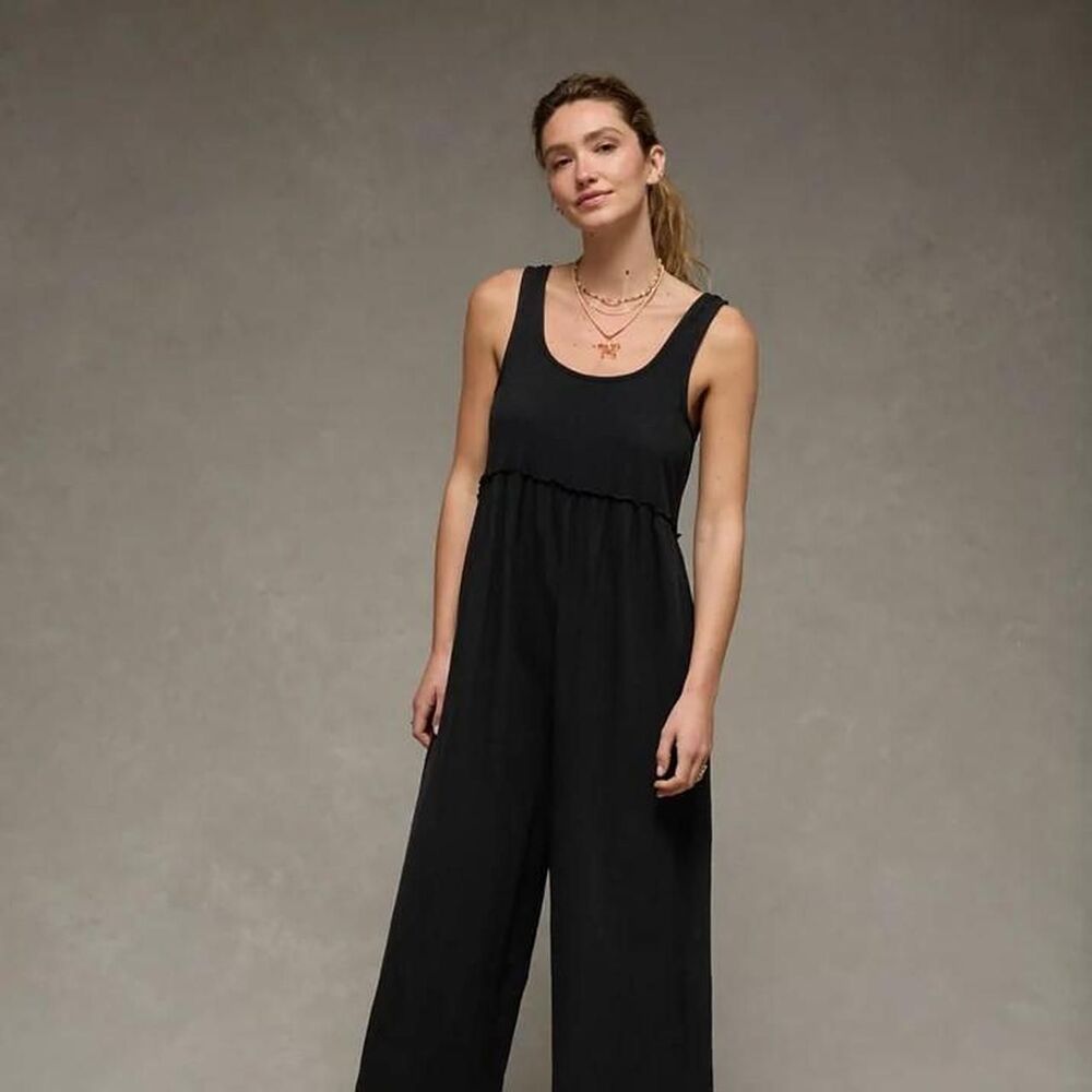 American-eagle Women's Black Jumpsuit